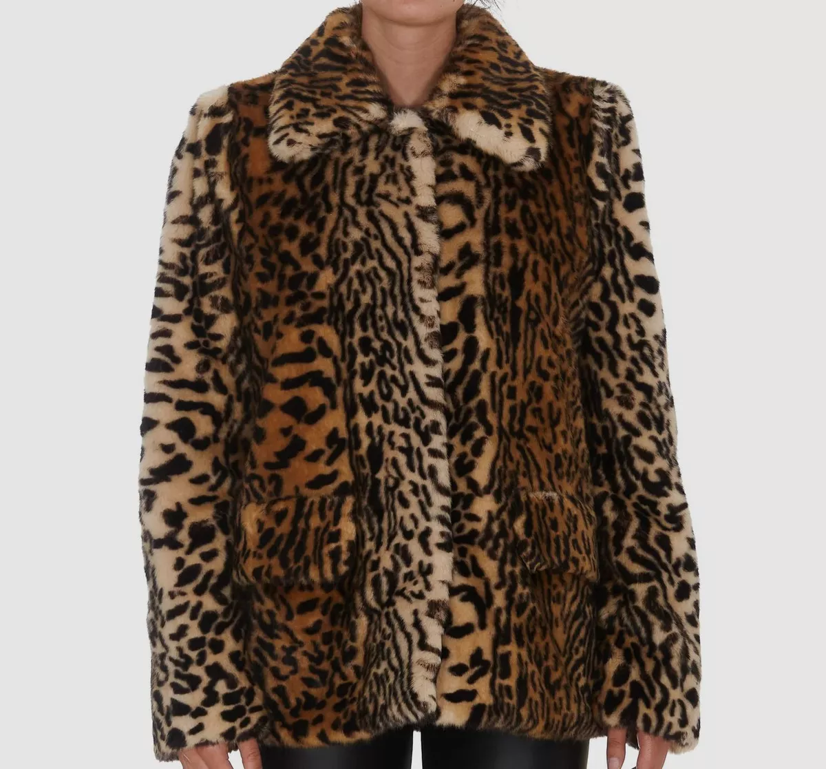 Studio leopard print best sale jacket