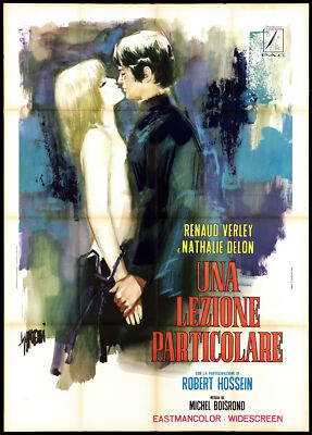 A PRIVATE LESSON POSTER SYMEONI ART 1969 LEÇON PARTICULIER POSTER 2F