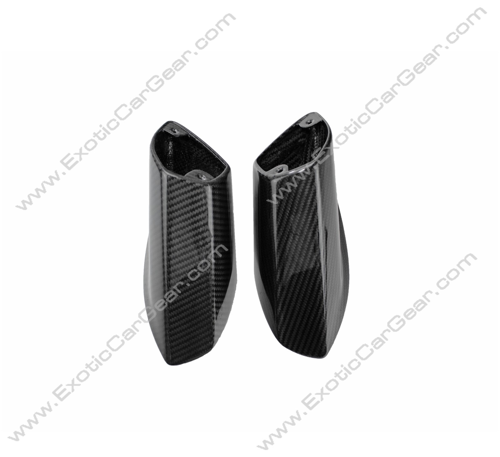 Lamborghini Huracan EVO/Tecnica Carbon Fiber Mirror Housings With Base