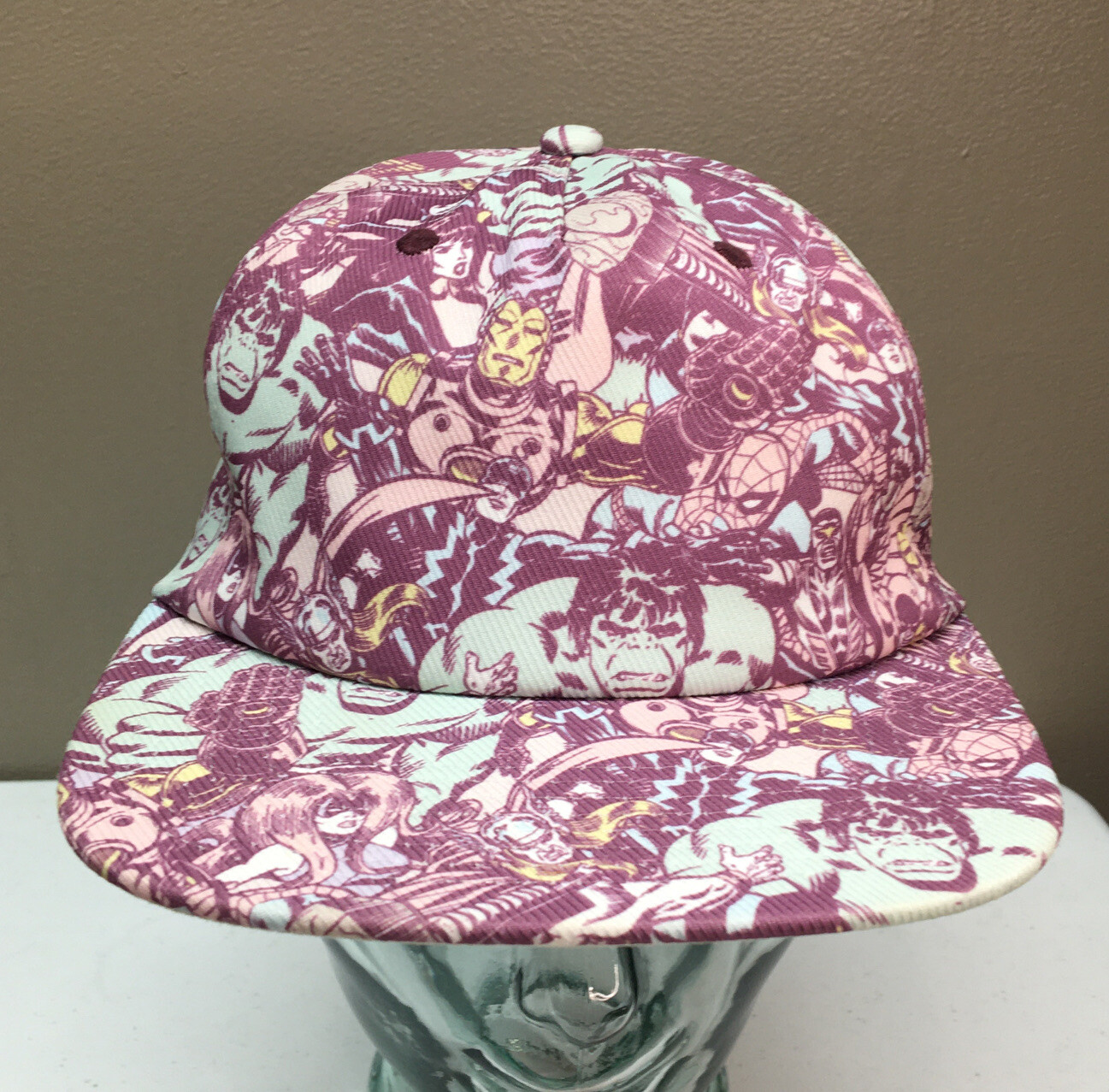 Marvel Assorted￼ Characters multicolor cap hat sn… - image 1