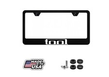 Tool Black License Plate Frame Custom Made Of Powder Coated Metal Tool Black License Plate Frame Custom Made Of Powder Coated Metal
