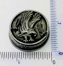 Eagle Brooch Pin, Necklace, Earrings & Jewelry Box Set * Pewter * by Torino New