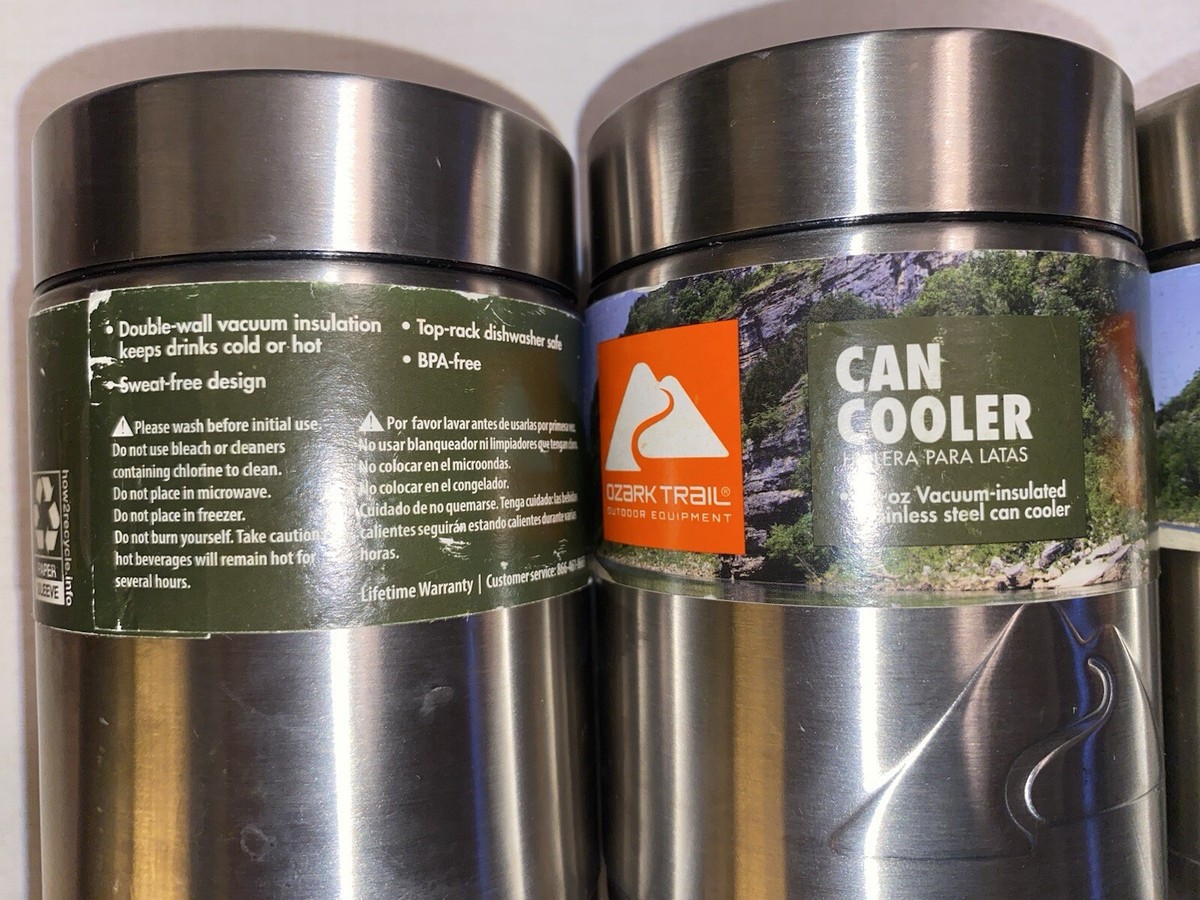 Ozark Trail 12-oz Vacuum Insulated Stainless Steel Can Cooler