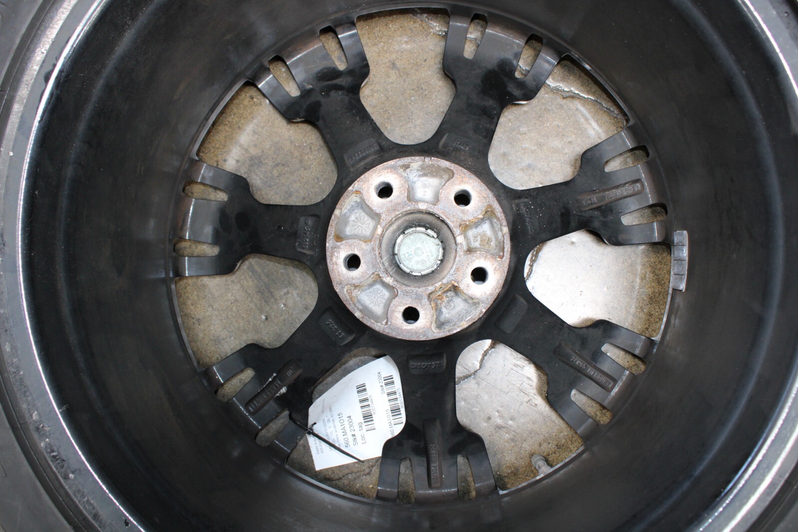 Maserati Granturismo, GranCabrio, Rear Wheel, Black, Used, P/N 82329805