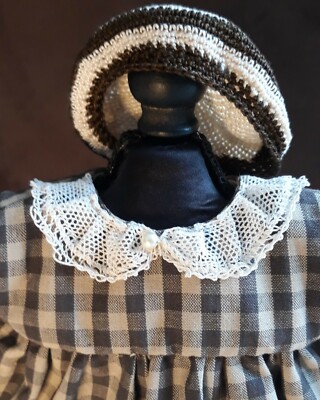Robe De Poupée Bluette – SFBJ Jumeau – Porcelaine 35 Cm – Fabriquée En France