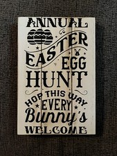 Easter Egg Hunt sign