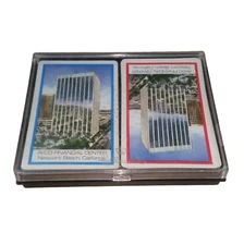 VTG Redislip Brown & Bigelow Playing Cards Double Deck Bridge Avco Financial 