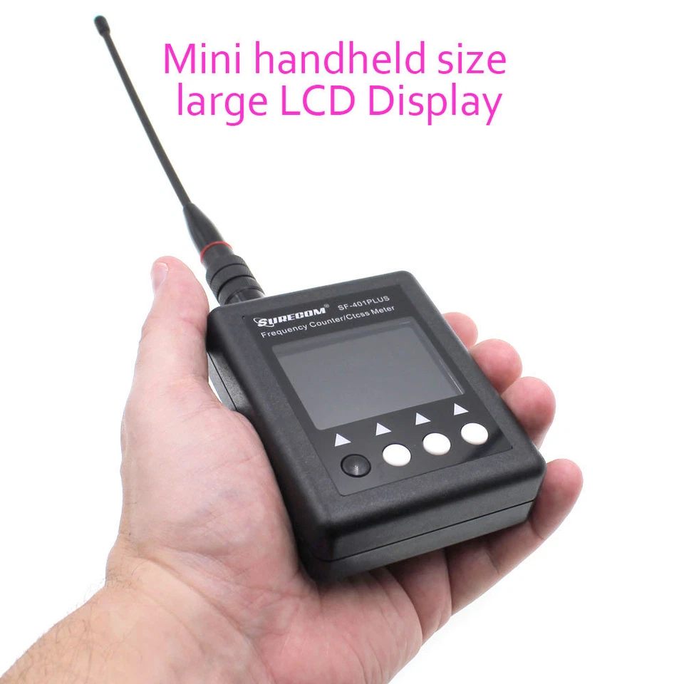 Contador de frecuencia SURECOM SF401 PLUS para transceptor de radio decodificador CTCCSS/DCS de EE. UU. Foto 4 de 4