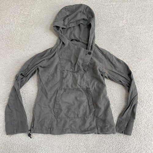ARC'TERYX C'esta Hoodie Women's Small* Gray Linen Blend Outdoor Hiking Gorpcore