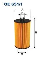 Filtron OE 651/1 ÖLfilter FÜR Bredamenarinibus GÜLeryÜZ MAZ MERCEDES-BENZ Optare