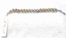 Lucky Brand Silver/Multi Color Stone Bracelet