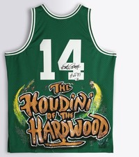 Autographed Bob Cousy Celtics Jersey Fanatics Authentic COA Item#14512987