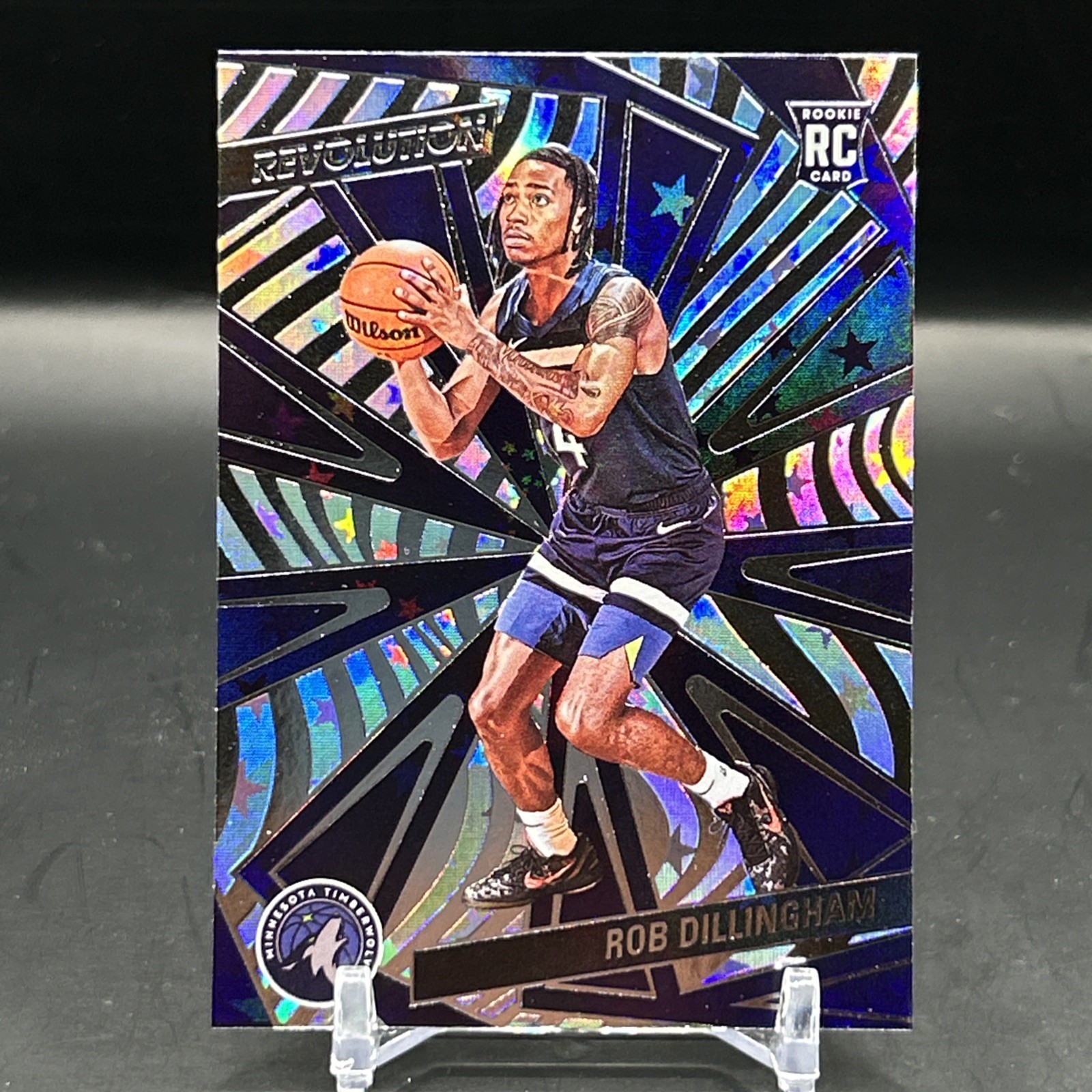 2024-25 Panini Revolution Astro Rob Dillingham #105 Rookie RC