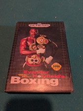 Evander Holyfield's "Real Deal" Boxing (Sega Genesis, 1992) &  manual