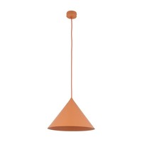 HäNgelampe Metall Orange Wohnzimmer KüChe E27 D:33.5 Cm Pendelleuchte Esstisch