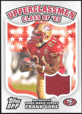 2007 Topps Draft Picks & Prospects #UC-FG Frank Gore Upperclassmen GU Jersey