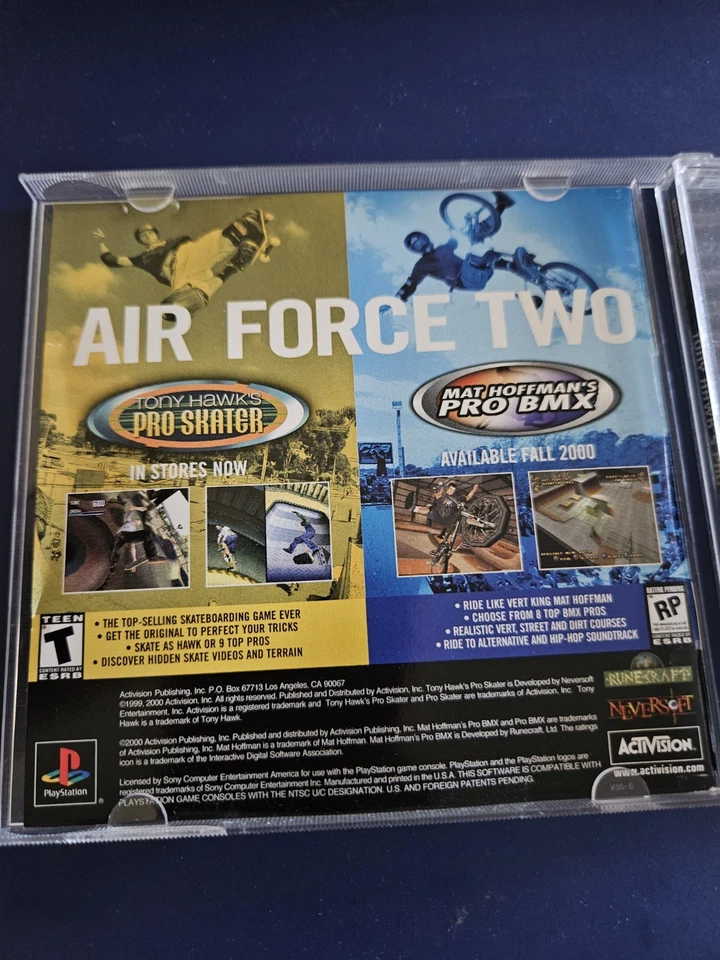 Tony Hawk's Pro Skater 2 PS1 Playstation One videogame na caixa completo na caixa com - Imagem 3 de 4