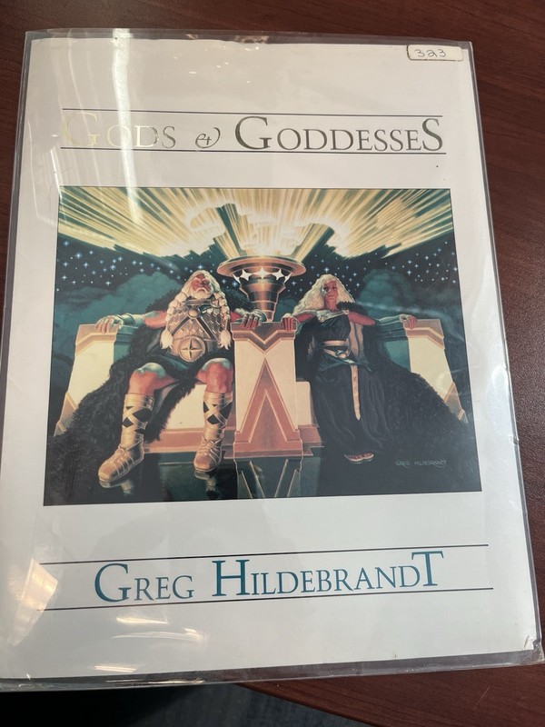Gods & Goddesses Greg Hildebrandt Signed Limited Ed Portfolio 323/2000 12" x 9"