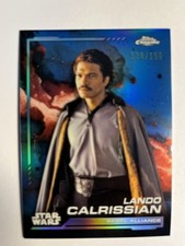 2024 Topps Chrome Star Wars 106 Lando Calrissian Purple /199 WOW Nice
