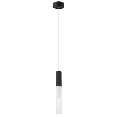 ET2 E11011-144BK Reeds 1 Light LED Pendant-Black