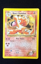 Blaine's Charmeleon - Gym Challenge - 31/132 - Pokemon TCG - LP on eBay