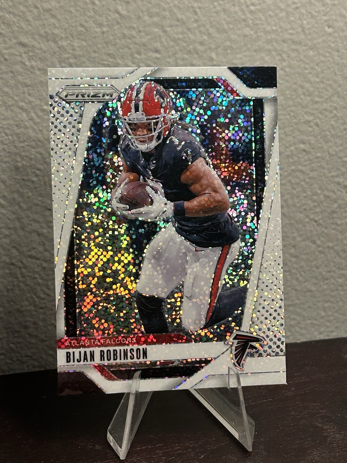 2024 Panini Prizm - Bijan Robinson White Sparkle SSP #11
