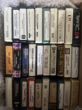 8 Track Tape Lot Of 48 Classic Rock Country Variety Blank