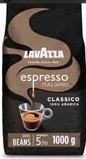 6 x 1kg Lavazza Espresso Italiano Arabica Medium Roast Coffee Beans 18.33 per kilo