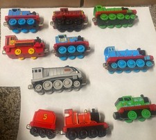 Lot Of 10 Thomas and Friends Engines Diecast Magnet Trains Take N Play Along
