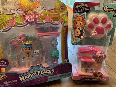 Shopkins Happy Places Royal Trends Royal Wedding & Secret Shop Cutie Cat Cafe