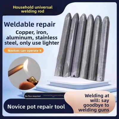 Tandefio 6 Pcs Low Temperature Universal Welding Rod Sticks Metal Easy Melt
