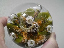 Scottish Caithness Glass Paperweight: 'SEA DANCE' by Colin Terris 1982