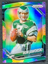 2025 Panini Prizm Lotus Flower #207 Ron Jaworski Jersey Number 7/18 Eagles