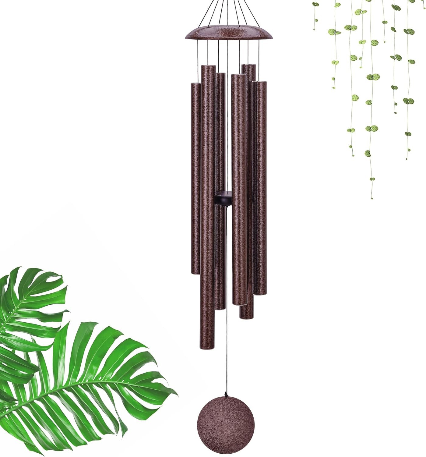 LARGE 48" Metal Tube Deep Tone Resonant Bass Sound CHURCH Bell Wind chime