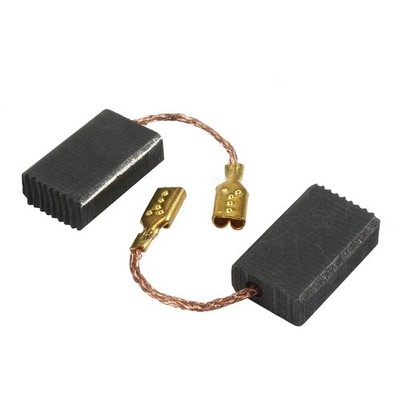 uxcell 1 Pair Carbon Motor Brushes Spare Part 5mm x 10mm x 15mm, Black/White 
