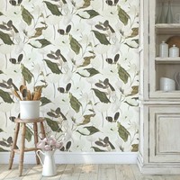 Erismann 10508-26 Secret Garden Fairy Blossom GrüNe Vlies-Tapete Floral