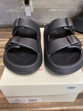 Beach Slides by J Slides Women's Size 8M Slip On Black In Color New In The Box.
