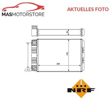 WÄRMETAUSCHER INNENRAUMHEIZUNG NRF 54274 P NEU OE QUALITÄT