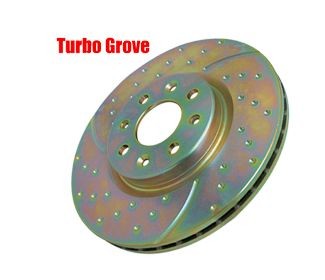 Für AUDI A4 B6, A4 B7, A4 B8, A5, Q5 Turbo Groove 2pc belüftete Bremsscheibe