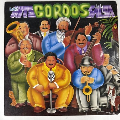 Los Hits Gordos De La Salsa [1991] Vinyl LP Latin Salsa Fania Records EX!