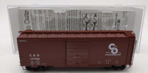 Coche de carga Kadee 5022 HO Chesapeake y Ohio listo para funcionar 40' PS-1 con puerta de 8' #17752 | Zustand: New