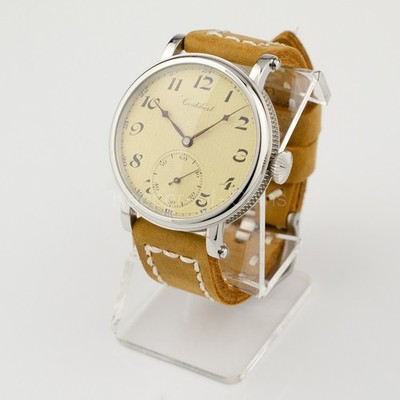 MARRIAGE WATCH SWISS CORTEBERT 12 SIZE MOVEMENT CUSTOM MADE MEN'S WRIST WATCH