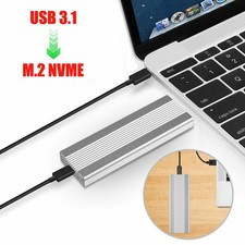 NVMe PCIE USB 3.1 SSD/HDD Enclosure M.2 to USB Type C 3.1 Hard Disk Drive Case