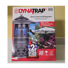 DynaTrap DT1050-TUN-CST Outdoor Insect Trap Black, Electric, 2 Extra UV Bulbs.