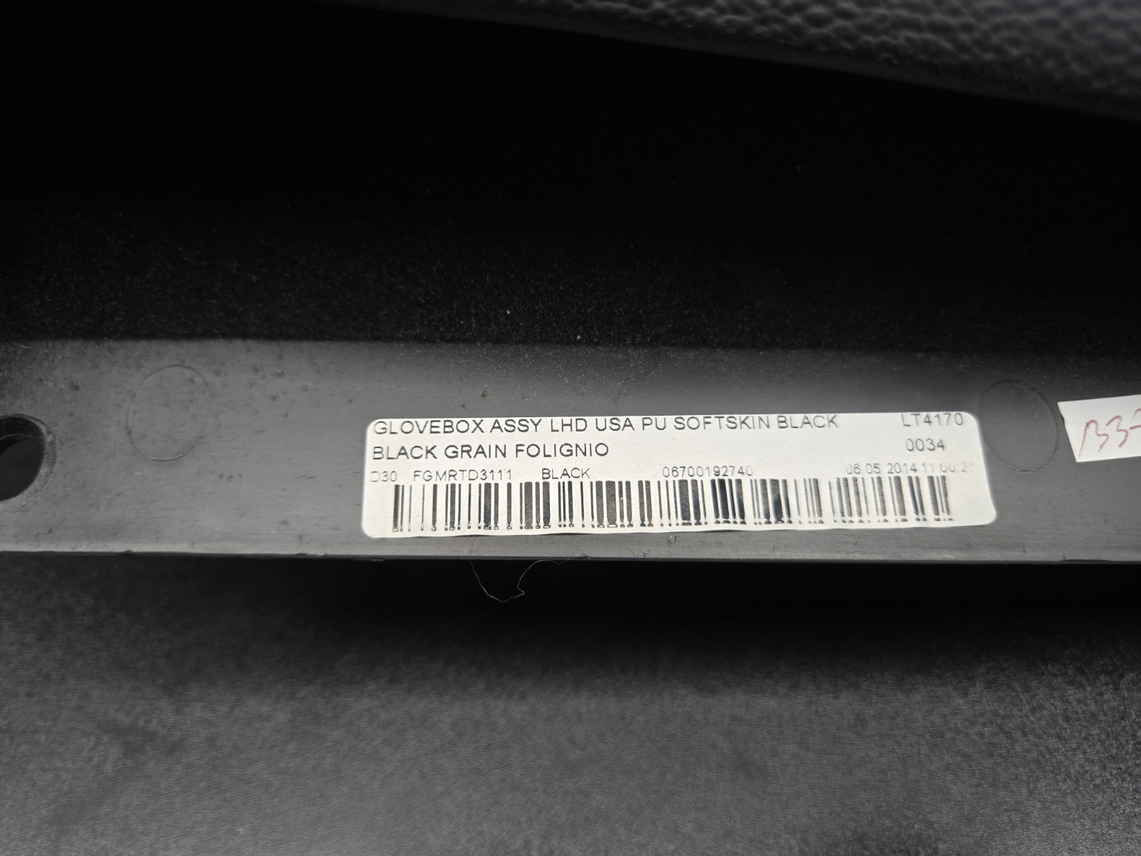 Maserati Ghibli 2014-2022 Glove box