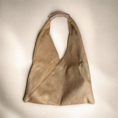 L Intervalle Victoire Cappuccino Pony Bag   Like New