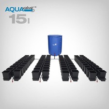 Autopot 1Pot Bewässerungsset 80x15L - stromlos AQUAvalve5 für Grower mit Tank