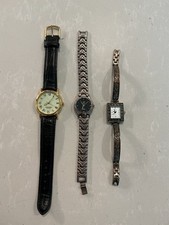 Three Used Womens Watches Nightglow, Hollywood Riding Club & Geneva