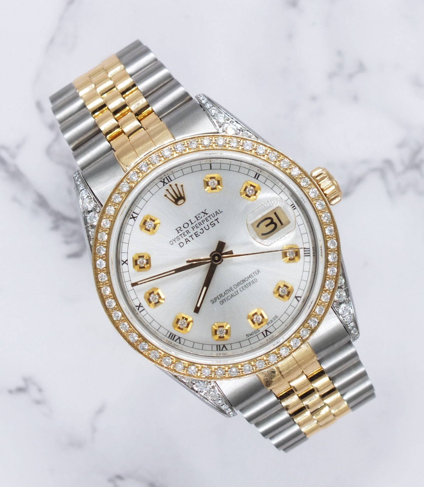 Rolex Datejust 'Fully Loaded' with SILVER