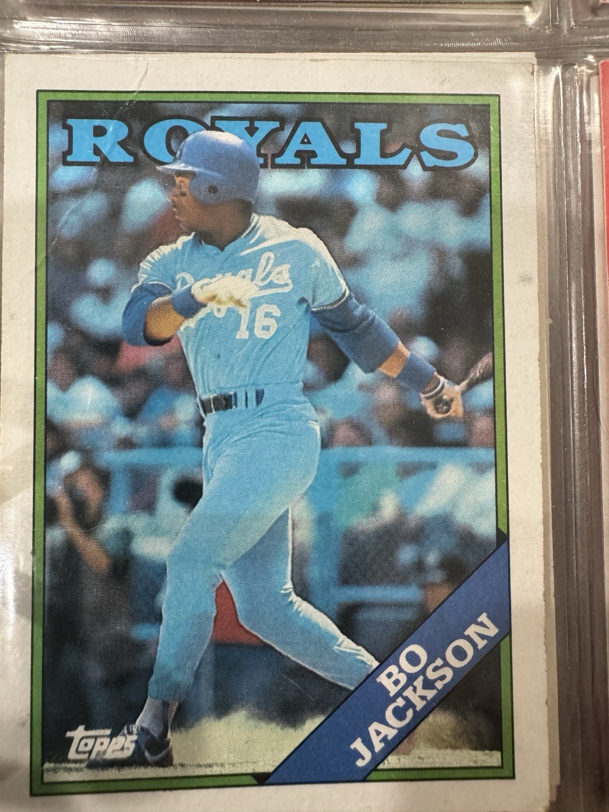 Multiple Error Bo Jackson Royals 1988 Topps #750 